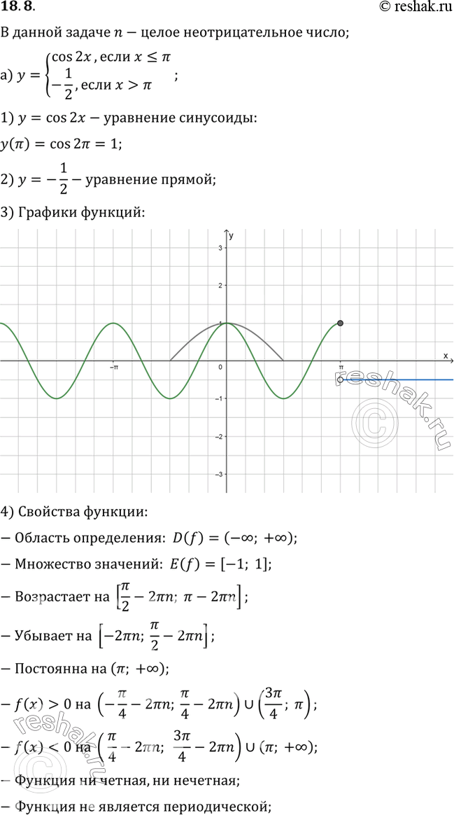 Изображение Упр.18.8 ГДЗ Мордковича 10 класс профильный уровень