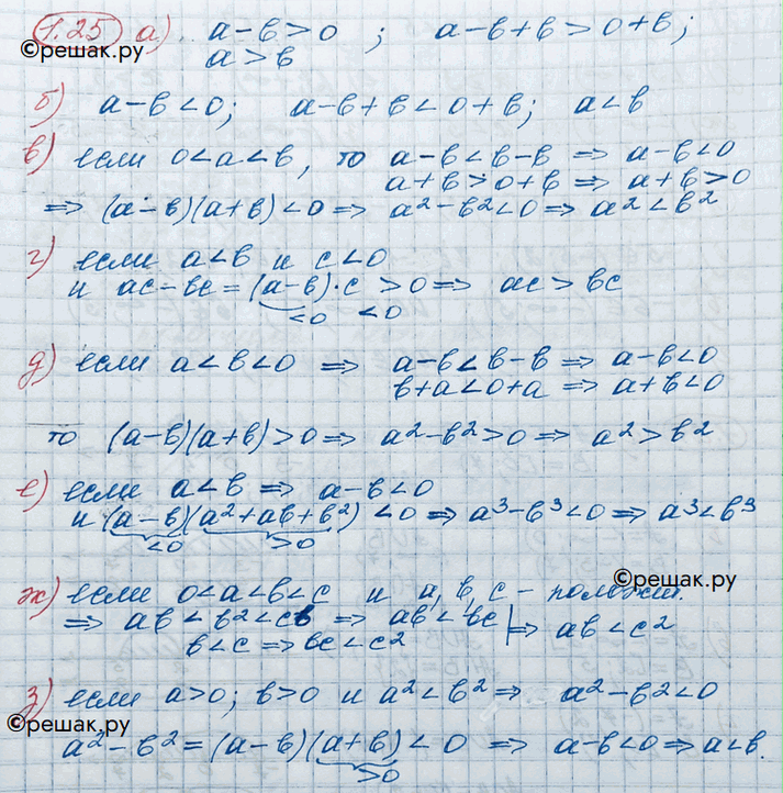 Изображение Упр.1.25 ГДЗ Никольский 10 класс