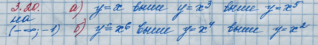 Изображение Упр.3.20 ГДЗ Никольский 10 класс