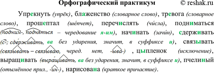 Изображение Орфографический практикум §42 ГДЗ Рыбченкова Александрова 8 класс
